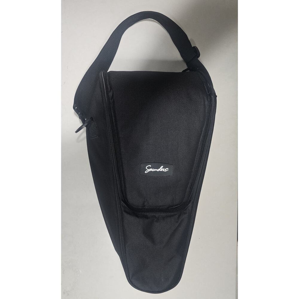 Saunders Tool Bag Carry Case Black Shoulder Strap Electrician Organizer Storage